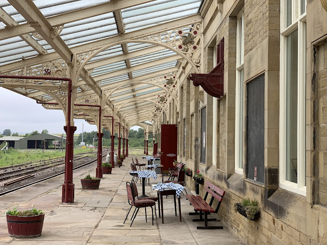 Shed24H tearooms at Hellifield Station — Skipton