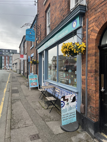 Turquoise Sandwich Bar